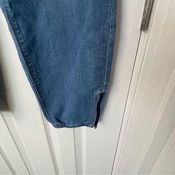 Susan Graver Jeans Denim Jogger Pants Elastic Waist size 34” Casual Comfy - Picture 10 of 11